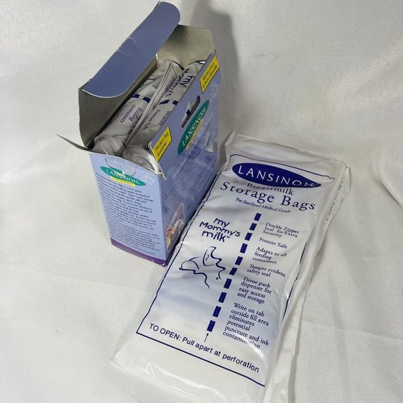 Lansinoh Breastmilk Storage Bags 75 Pre Sterilized Bags For Storing And Freezing - Picture 5 of 14